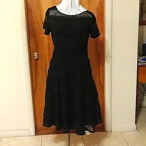 Dress, black, size 14, sangria